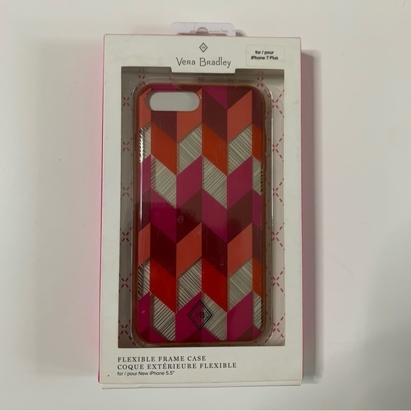 Vera Bradley New In Box Ultra Slim Flexible Frame Case For IPhone 7Plus Sz 5.5” - Picture 2 of 8